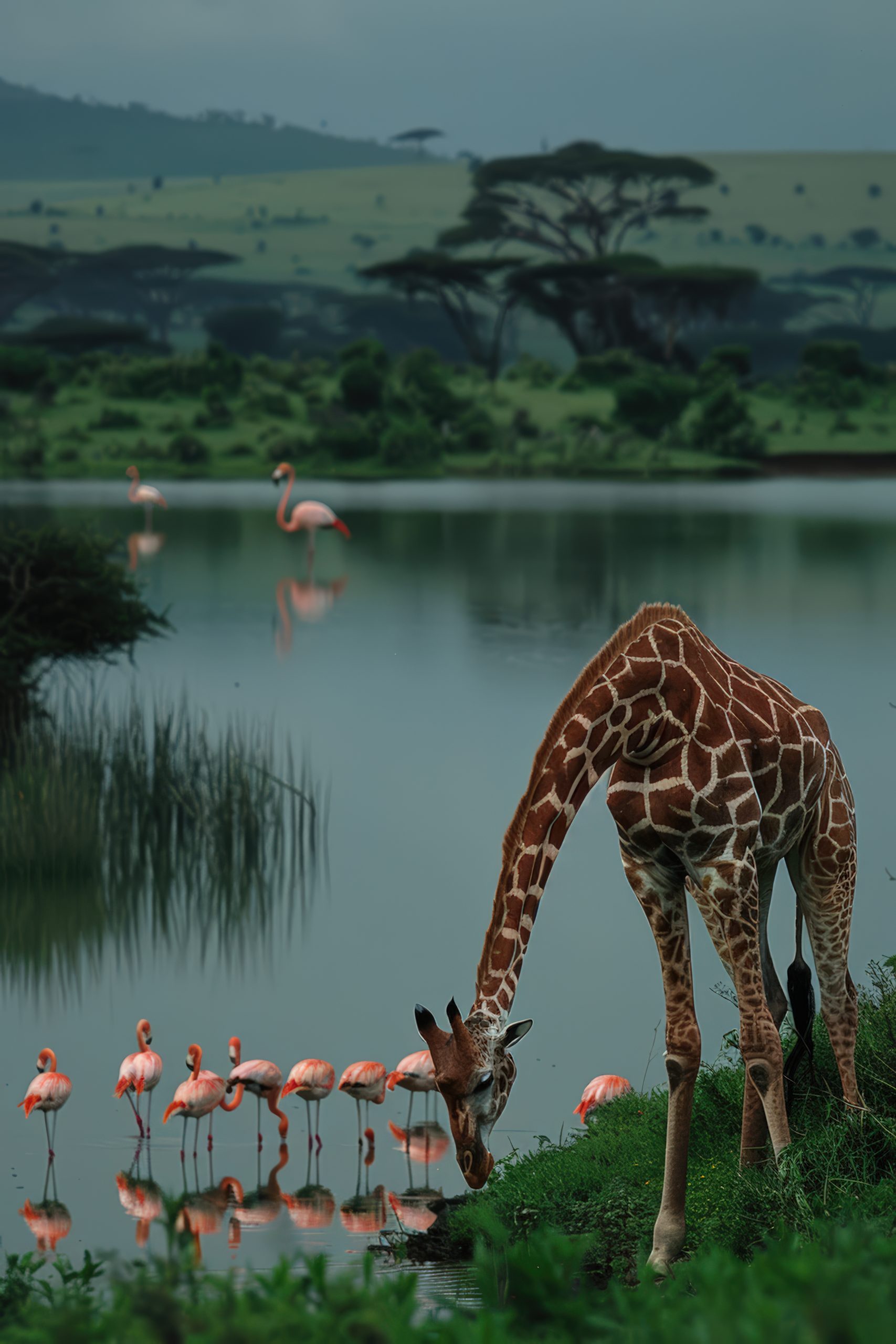 Giraffe species in Africa